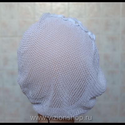 Берет из хлопка Vizio 4810 летний белый