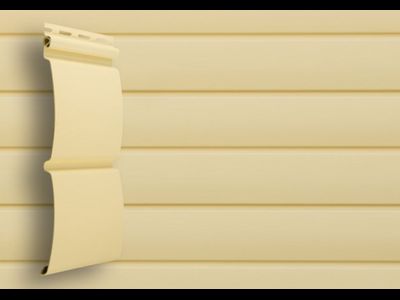 Сайдинг Блок-хаус 3,0 - имитация бруса из сруба, цвет ванильный | Grand Line D4,8