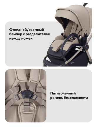 Коляска 2в1 Rant Flex Soft Therm Sandy beige