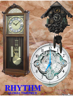 Настенные часы RHYTHM с боем и мелодией