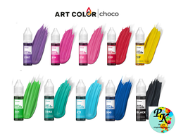 Высококонцентрированный краситель Art color CHOCO (ЖИРОРАСТВОРИМЫЕ),12 мл