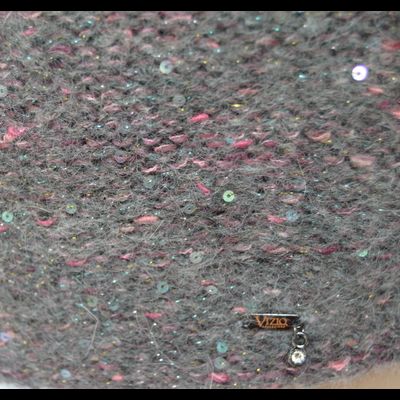 Серый с фуксией берет Vizio Италия 8023 (6926 )