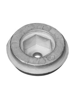 Алюминиевый анод Tecnoseal 01052AL Ø45x20мм дисковый для подруливающего устройства Sidepower