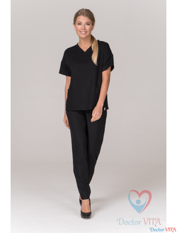 Брюки DR.SUPER "Stars" черные