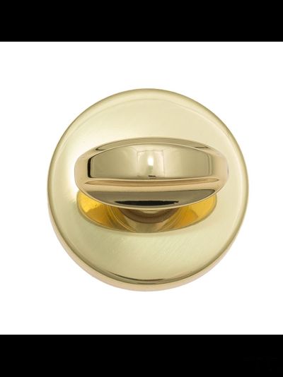 Фиксатор поворотный на круглом основании Fratelli Cattini WC 7-OLV полированная латунь