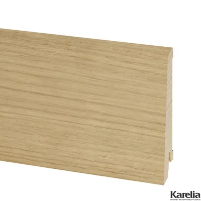 Плинтус напольный Pedross KS80 Дуб без покрытия купить в интернет-магазине karelia-floor.ru