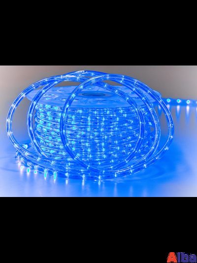 Дюралайт круглый 13мм, 2 жильный, Синий метражом