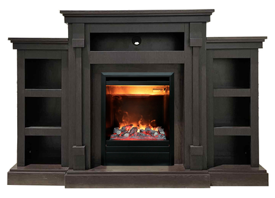 Электрокамин Теннесси LUX BL с очагом 3D Olympic