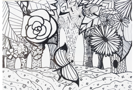 Тема:"Стилизация". 
Композиция