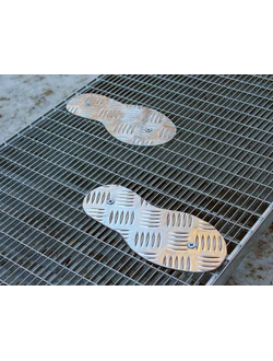 Накладка "След" на решетчатый настил