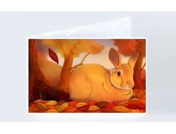 Обложка на зачетную книжку год Кролика №7