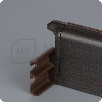 Плинтус с кабель-каналом Comfort Classic 80 80х16х2200 мм. Венге 226