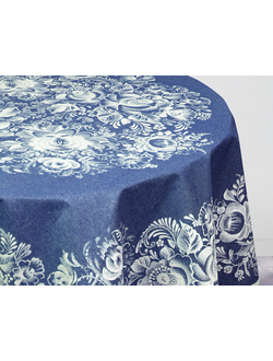 Скатерть жаккардовая "Цветы" Д-178 см вид 7