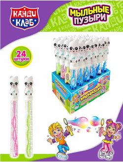 Мыльные пузыри "Надуватели" (Панда) 60мл 24шт*12 блоков