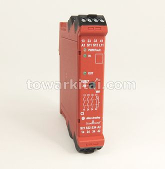 Реле безопасности с одним входом Allen-Bradley 440R-S13R2