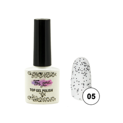 Топ FOR YOU Black Flakes Velvet (средний) № 05