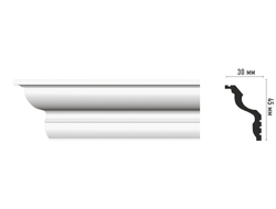 Плинтус потолочный гладкий DECOMASTER D148ДМ (45*30*2000мм)