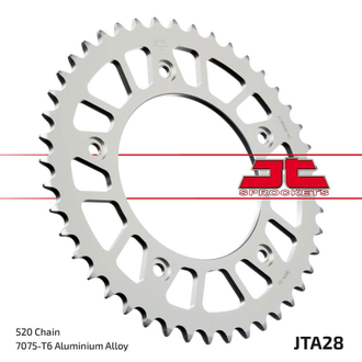 Звезда ведомая алюминиевая JT JTA28.42 (JTA28-42) (A28-42) для Aprilia Road