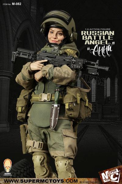 Анна (Российский спецназ) 1/6 scale Russian battle angel Anna M-082 SUPER MC TOYS X Face Pool Figure