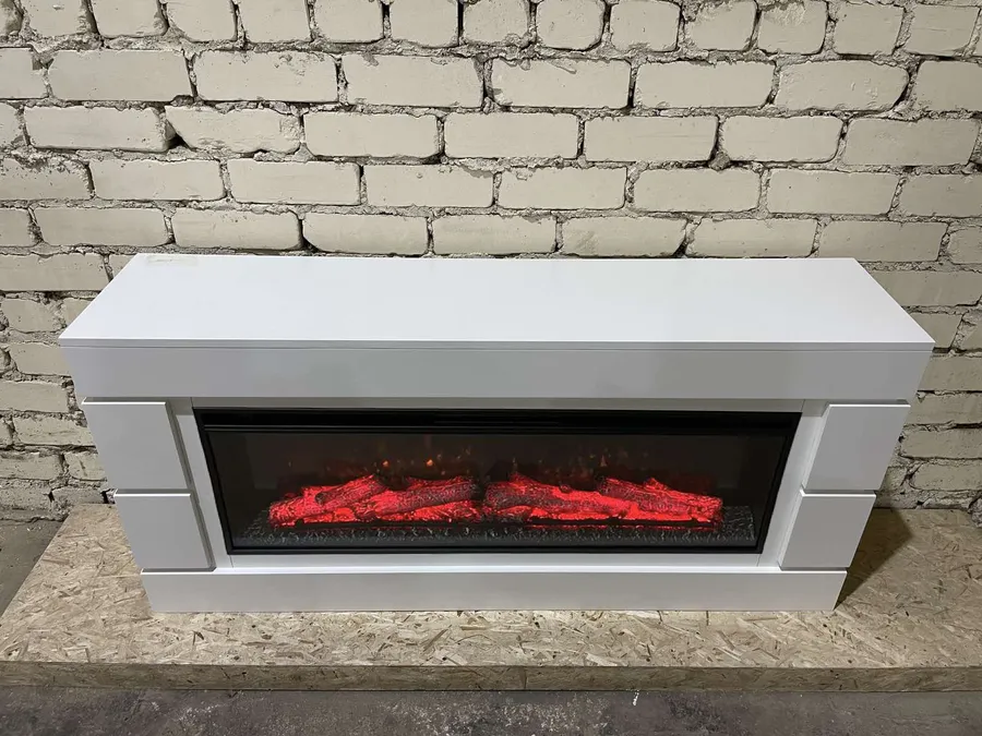 Линейный электрический камин Норман