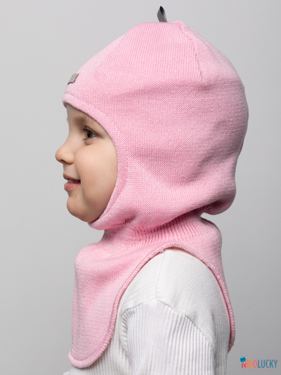 Шапка-шлем 23301-01 х/б подклад, розовый 42-44