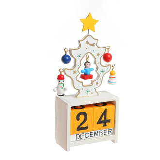 Вечный календарь «Ёлочка с игрушками» 16×10.5×3 см, МИКС