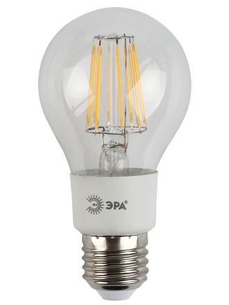 Светодиодная филаментная лампа ЭРА F-LED A60-5w-827-E27 2700K