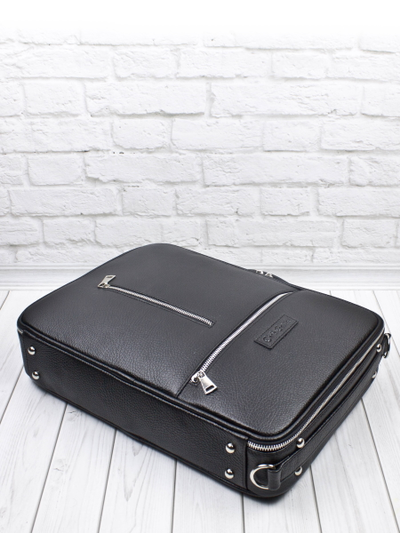 Кожаная сумка-рюкзак Castenaso black (арт. 3108-01)