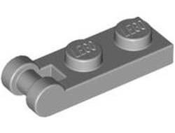 Plate, Modified 1 x 2 with Bar Handle on End, Light Bluish Gray (60478 / 4515369)