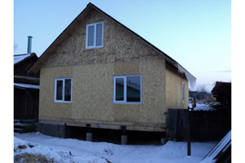 Одноэтажный дом из SIP-панелей [90м²]. (Саратовская область)