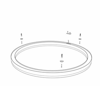 Кольцевой светильник SL-RING-1675-72W