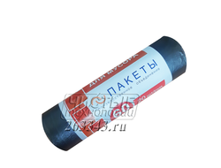 Мешки для мусора 60 л (20 шт) ролик ПНД Елочка