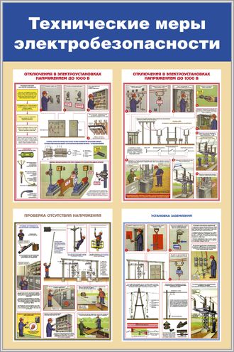 Стенд «Технические меры электробезопасности»