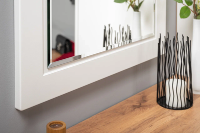 Прихожая Остин, модульная, с Тумбой для обуви, белый шагрень, дуб вотан