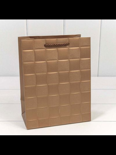 Пакет подарочный 3Д "Квадраты", 180*100*230мм
