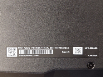 MSI Katana 17 B12VEK-1446XRU  ( 17.3 FHD IPS 144HZ I5-12450H RTX4050(6Gb) 16GB 1024Gb SSD )