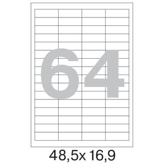 Этикетки самоклеящиеся Office Label 48,5х16,9 мм/64 шт. на листеА4  50 листов в упаковке