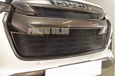 Защита радиатора Isuzu D-Max 2019- black низ
