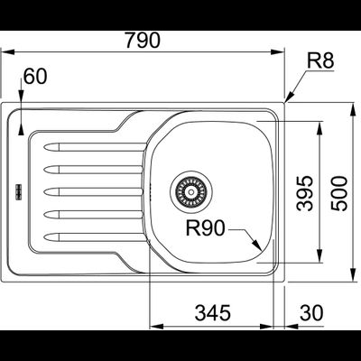 Мойка Franke Onda OLL 611-79