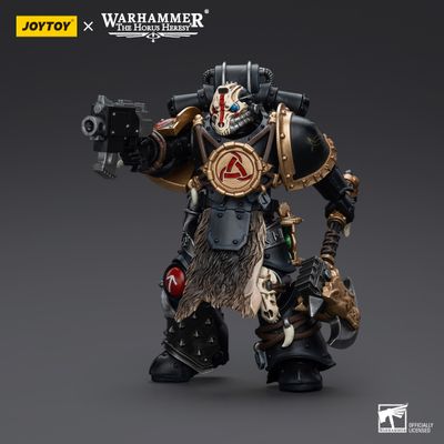 Поклявшийся Смертью Космических Волков (Warhammer Horus Heresy) - КОЛЛЕКЦИОННАЯ ФИГУРКА 1/18 Space Wolves Deathsworn Pack 1 (JT6007) - JOYTOY