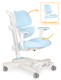 Детское кресло Ergokids Space Air голубой