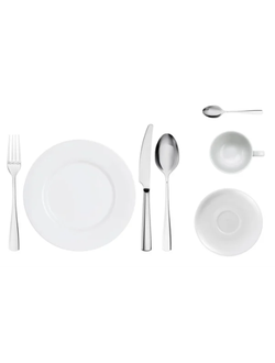 Сервировка (фарфоровая посуда, барное стекло, столовые приборы)