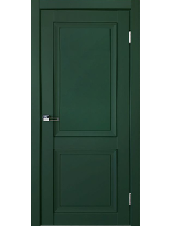 дверь Деканто зеленый бархат глухая