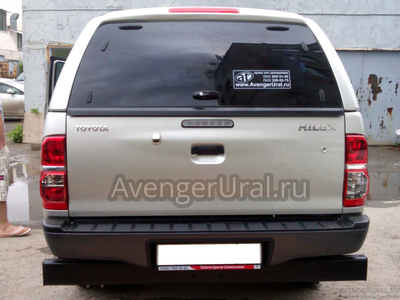 Кунг на Toyota Hilux Vigo 2005-2015 Carryboy S2 серебристый 1CO от AvengerUral.ru Екб, Пермь, Тюмень