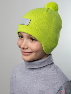 Шапка 24201-02 х/б подклад, салатовый 52-54