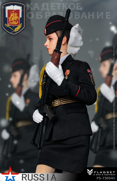 ПРЕДЗАКАЗ - Девушка-кадет - Коллекционная ФИГУРКА 1/6 Russian female soldiers Ninth Women's Military Academy (FS-73054B) - FLAGSET ?ЦЕНА: 18900 РУБ.?