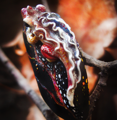 "Саламандра, дитя пламени", миниатюрная фэнтези-брошь (4,5 см)