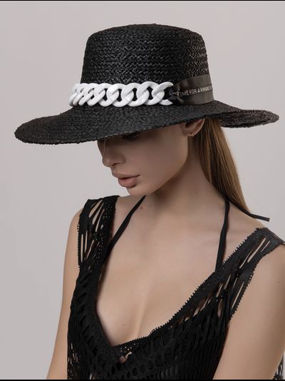 Шляпка соломенная Нельси