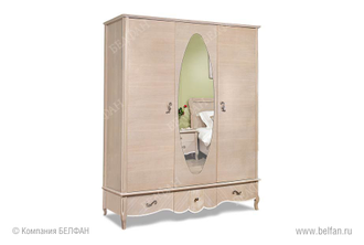 Шкаф для одежды "Katrin" фигурный 3-х дв. с зеркалом, Belfan купить в Керчи