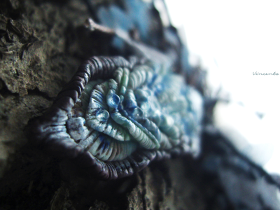 "Ледяная Дриада", необычное колье в стиле фентези